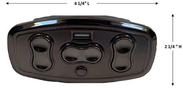 Mulin Electric Switch -MLSK63-A1 Right (R) 7 Button Power Recliner Switch + USB gallery