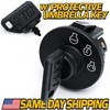 Ignition Switch fits eXmark 137-4100 & 2 UPGRADED UMBRELLA KEY & CARABINER gallery