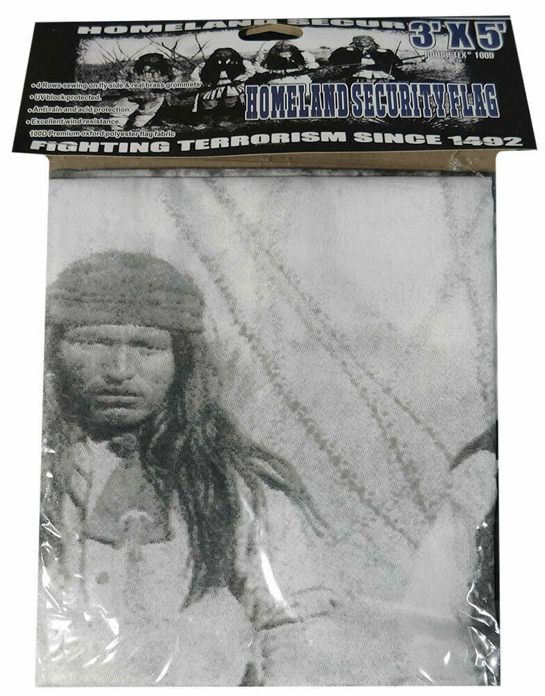 Homeland Security Fighting Terrorism Since 1492 100D Poly Nylon 3x5 3'x5' Flag gallery