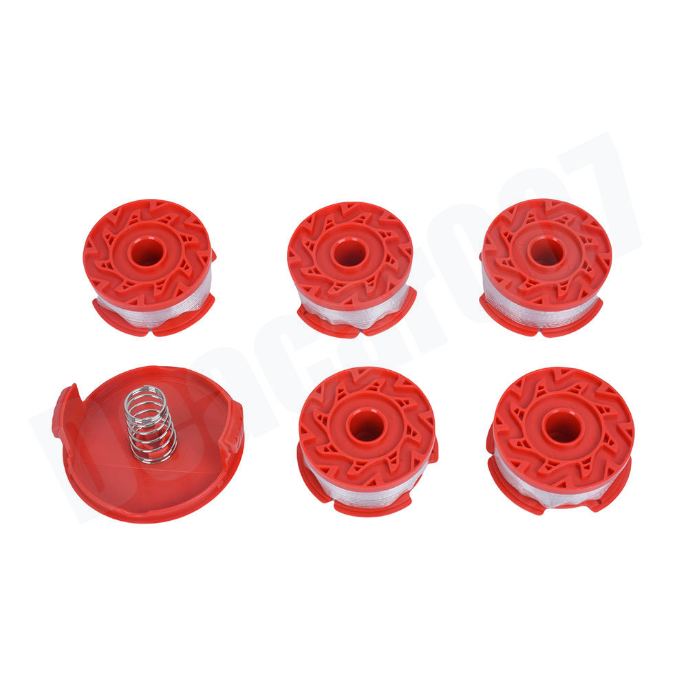 5 String Trimmer Spool Line ＆1 Cap ＆ 1 Spring For Craftsman CMCST900 CMZST065