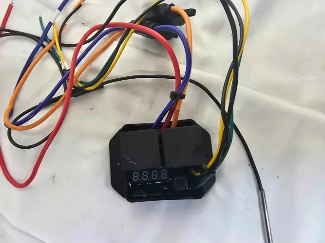 Digital Radiator Fan Controller Switch Kit #0444 Dual Electric Thermatic Fan gallery