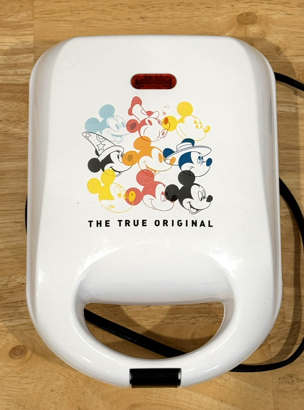 Disney Intertek Mickey Mouse The True Original 90 Year Mini Belgian Waffle Maker gallery