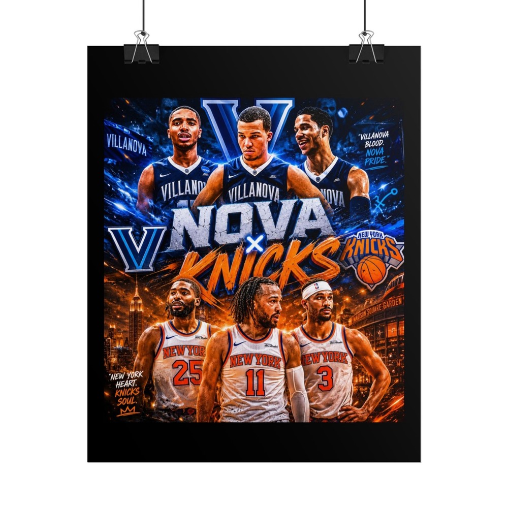 Nova Knicks Poster Rolled Poster | Basketball Game Promo
