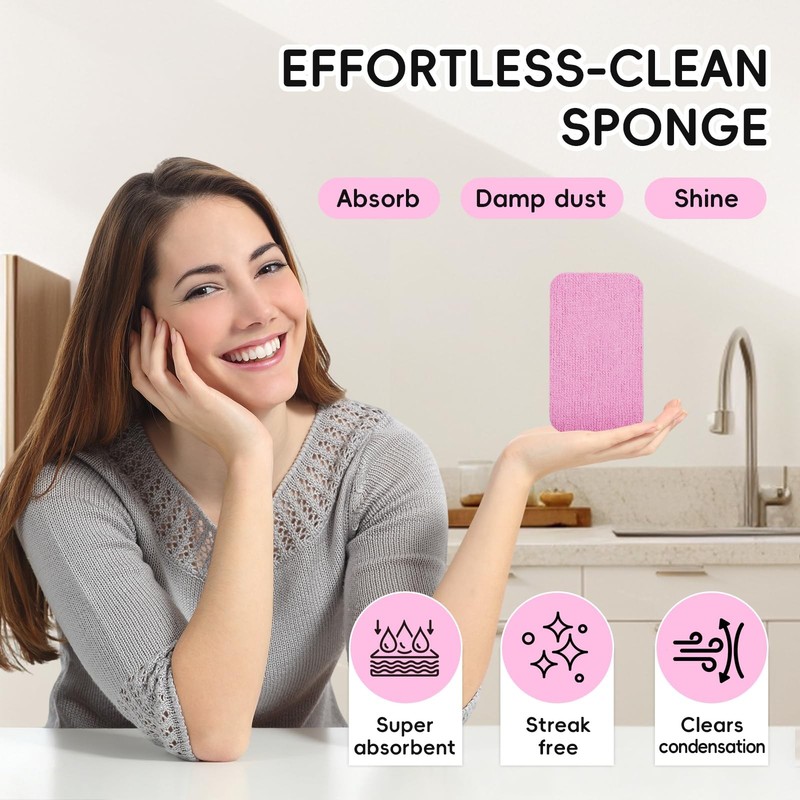 Super Absorbent 12-Layer Microfiber Sponge Block, Tearable for Multiple Uses,... gallery