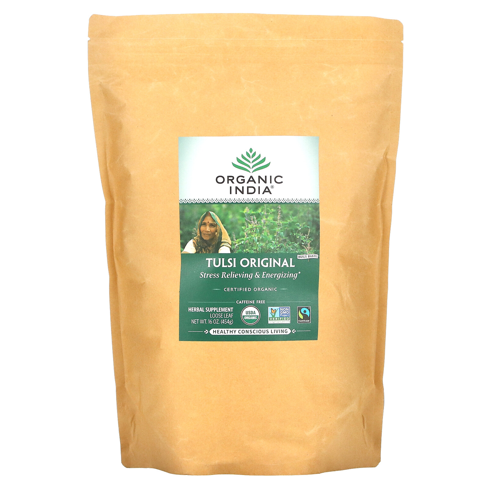 Tulsi Loose Leaf Tea, Original, Caffeine-Free, 16 oz (454 g) gallery