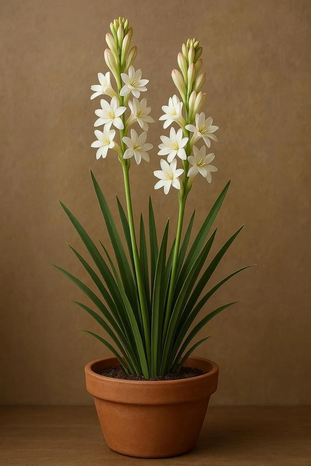 Live Green Flower Bulbs |Tuberose/Rajnigandha Single Flower Bulbs pack of 7+bulb gallery