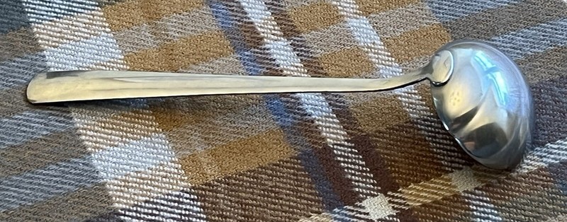 Gense 18-8 Stainless Solid Gravy Ladle Sweden Vintage gallery