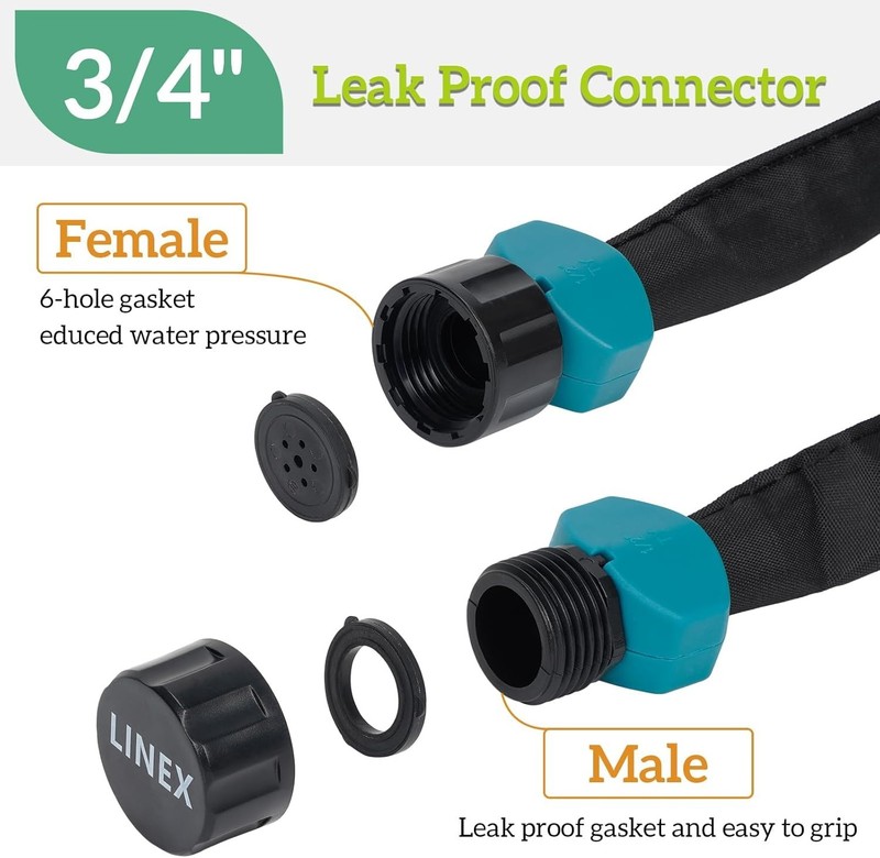 Patented 25ft Drip Soaker Hose – High Tensile Strength for Long-Lasting Use gallery