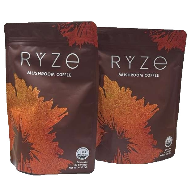 (2 Pack ) Organic RYSE Mushroom Coffee * USDA Coffee -30 Servings -Free Shipping gallery