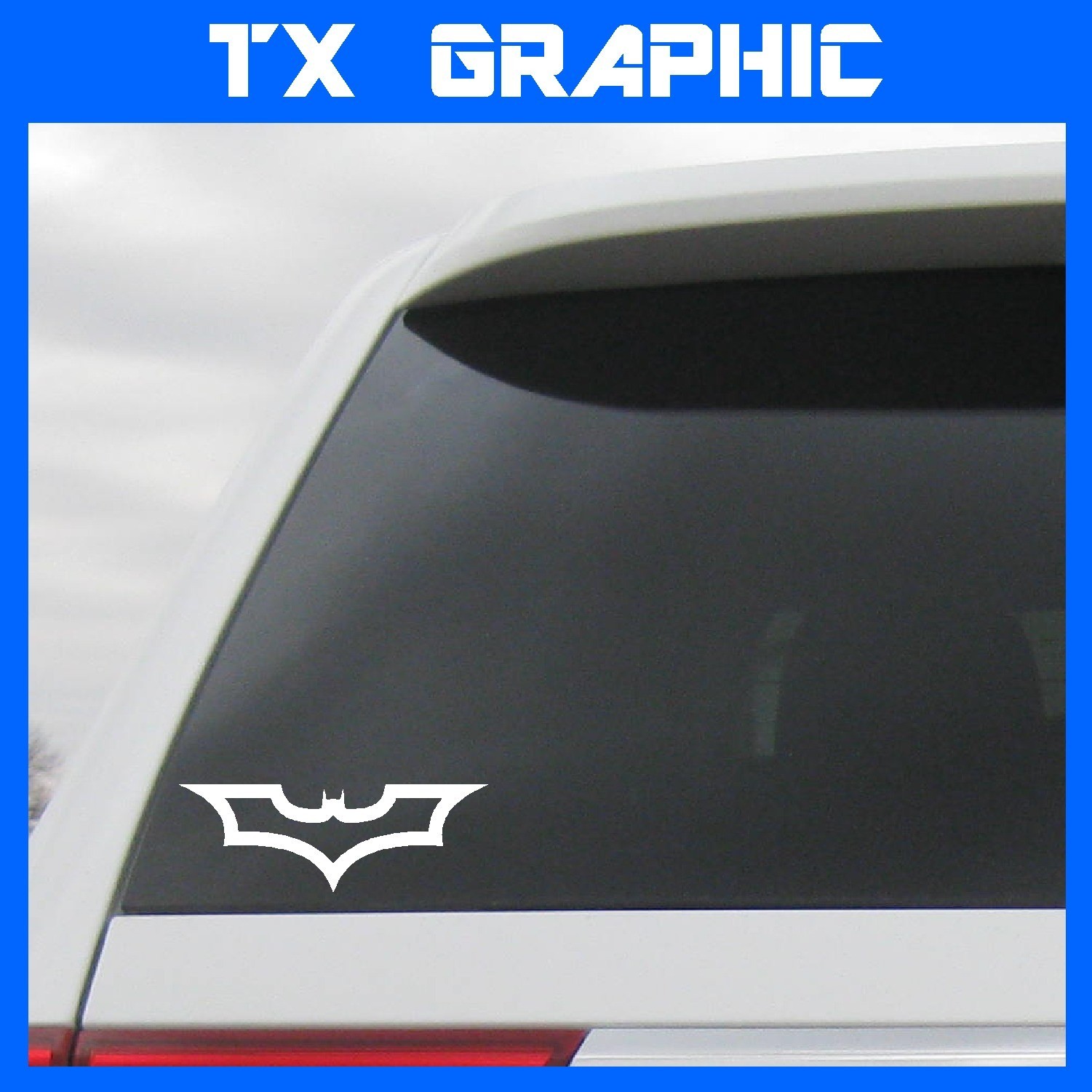 BATMAN DARK KNIGHT LOGO SYMBOL STICKER OUTLINE CAR VINYL DECAL BATMAN BEGIN gallery