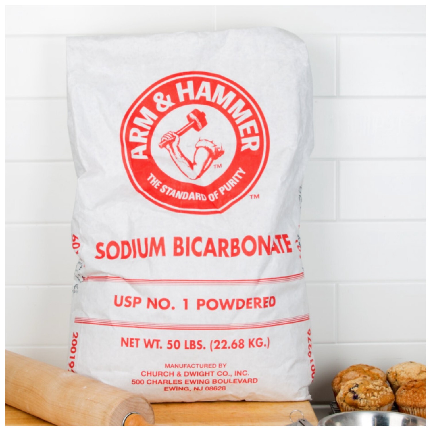 Baking Soda Multi Purpose Product All-Natural Sodium Bicarbonate Bulk Bag 50-lb gallery