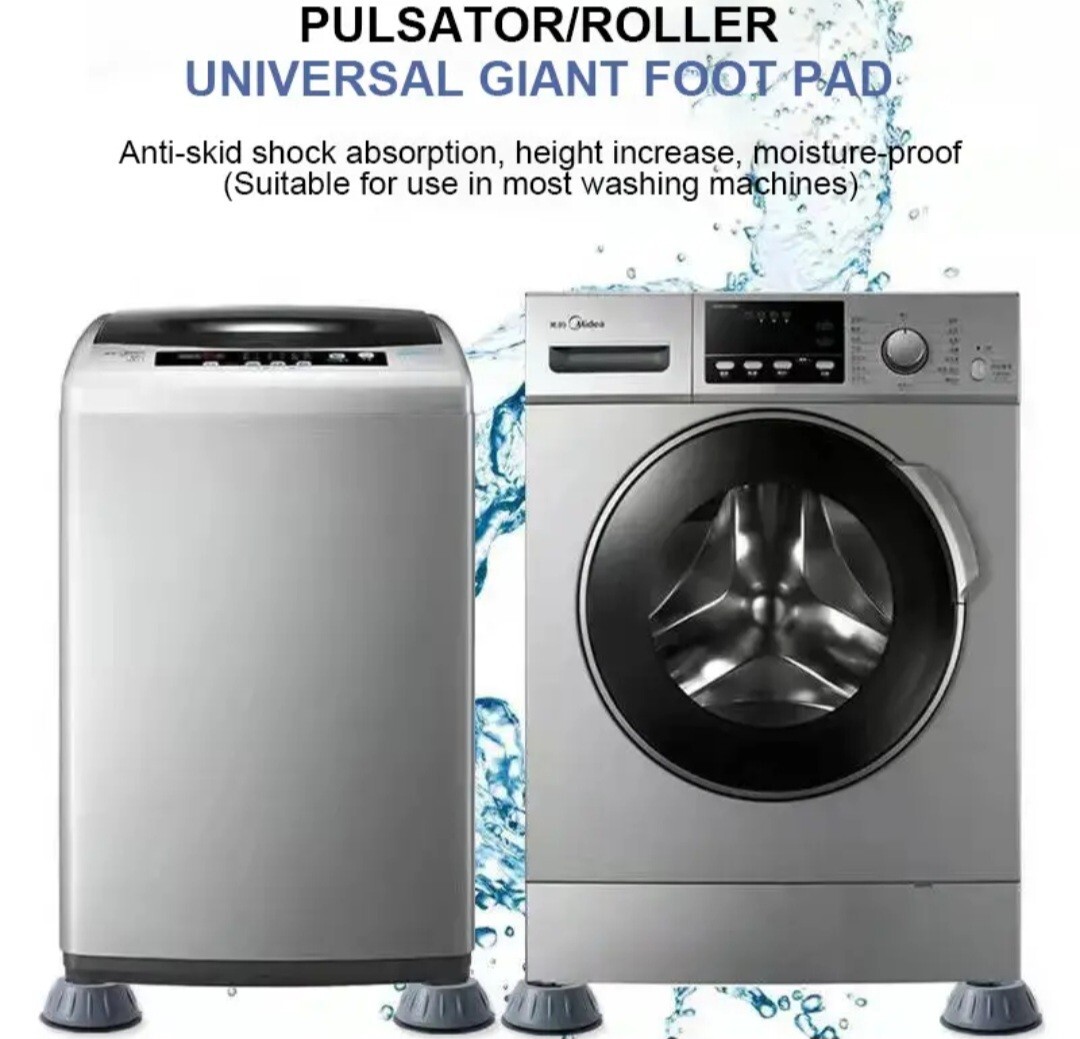 4 PACK - Washing Machine Foot Pads Non-slip Waterproof Vibration Shock-Absorbing gallery