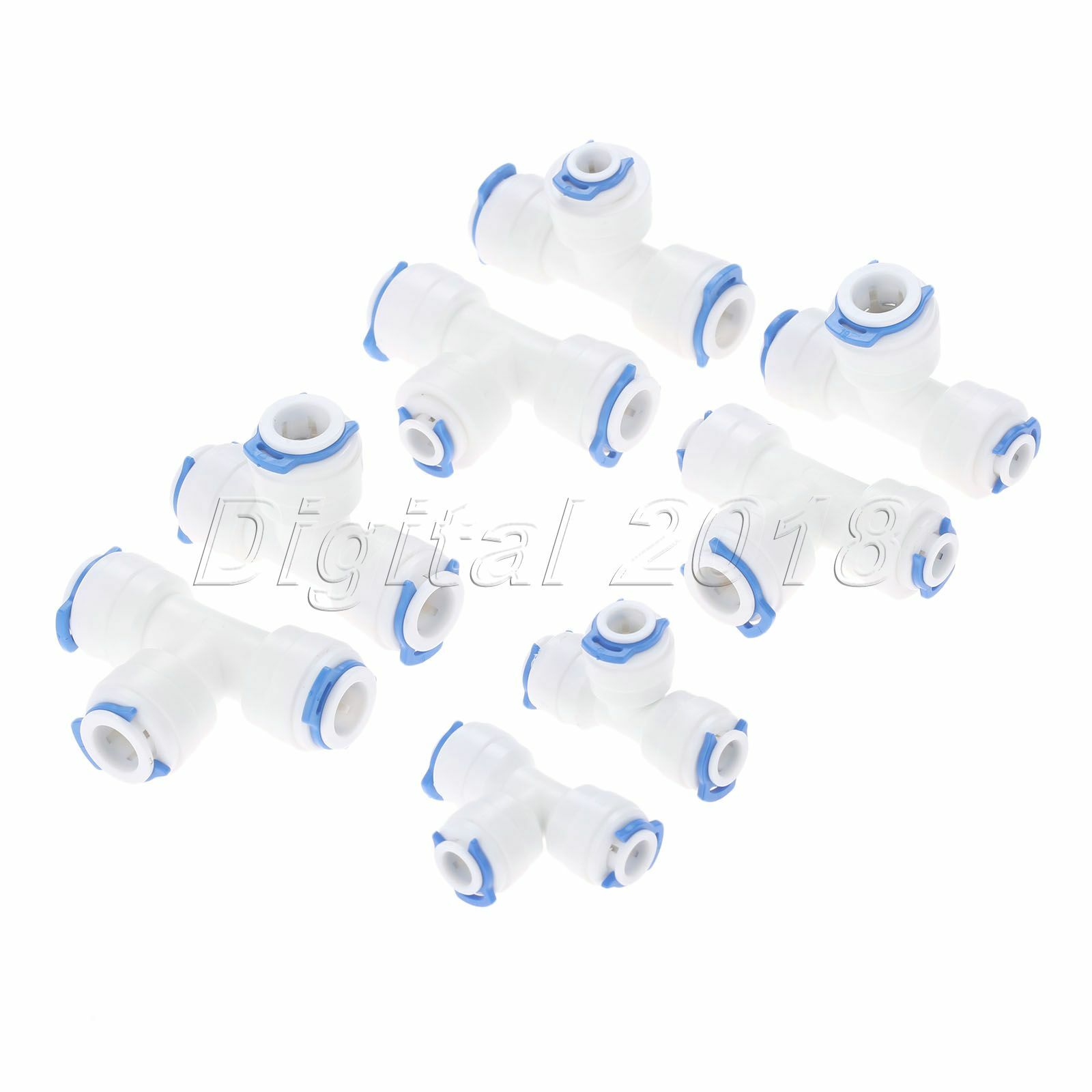 Reverse Osmosis RO System Water Filters Connectors Fitting Connection T Type 2pc gallery