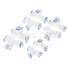 Reverse Osmosis RO System Water Filters Connectors Fitting Connection T Type 2pc