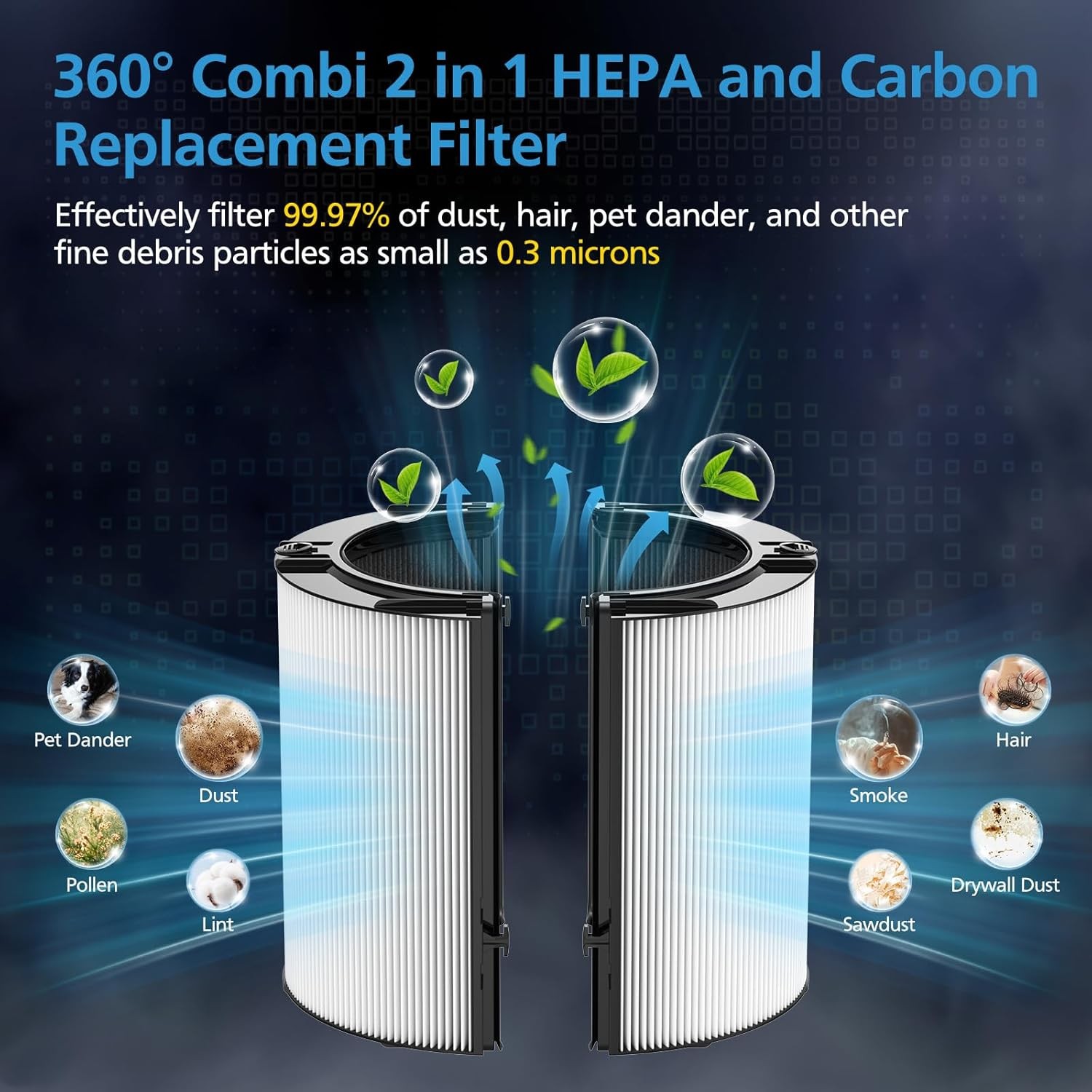 Combi 360 Glass Filter For HP1 HP2 TP09 TP07 TP06 TP04 TP10 TP7A HP04 HP06 HP07 gallery