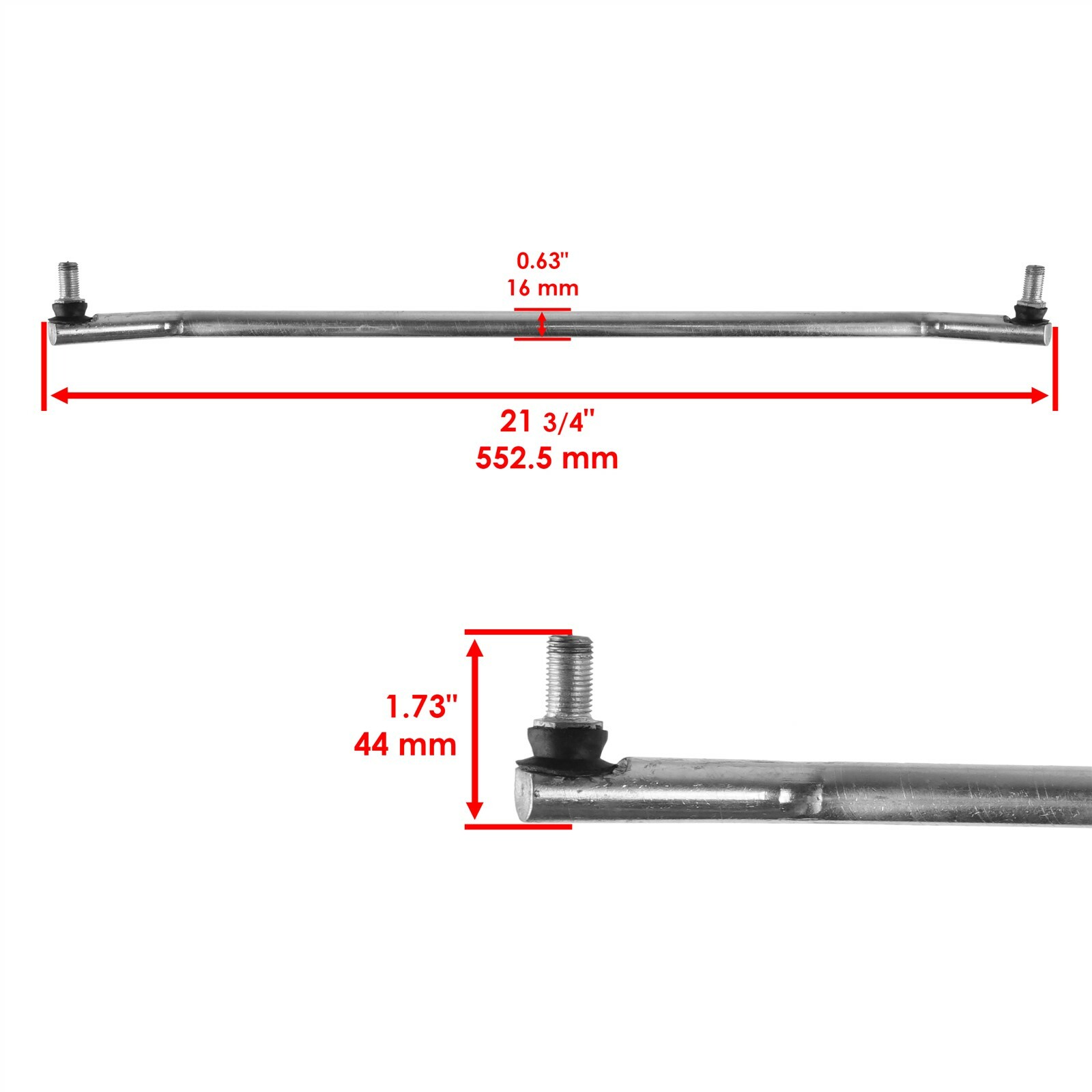 Steering Tie Rod Assembly fits John Deere LX255 LX266 LX277 AM133802 AM123555 gallery