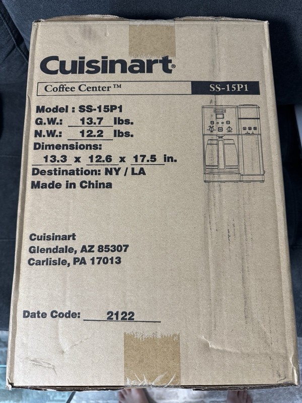 Cuisinart SS-15P1 Filter Coffee Machine 13.3x17.5x12.6 in 12.2 lbs gallery