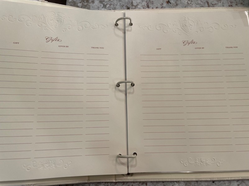 Hallmark Wedding Album Memory Book Keepsake Album 3 Ring with Pages Sleeves gallery