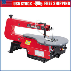 16-Inch Variable Speed Scroll Saw Extra-Large Adjustable Table for Woodworking