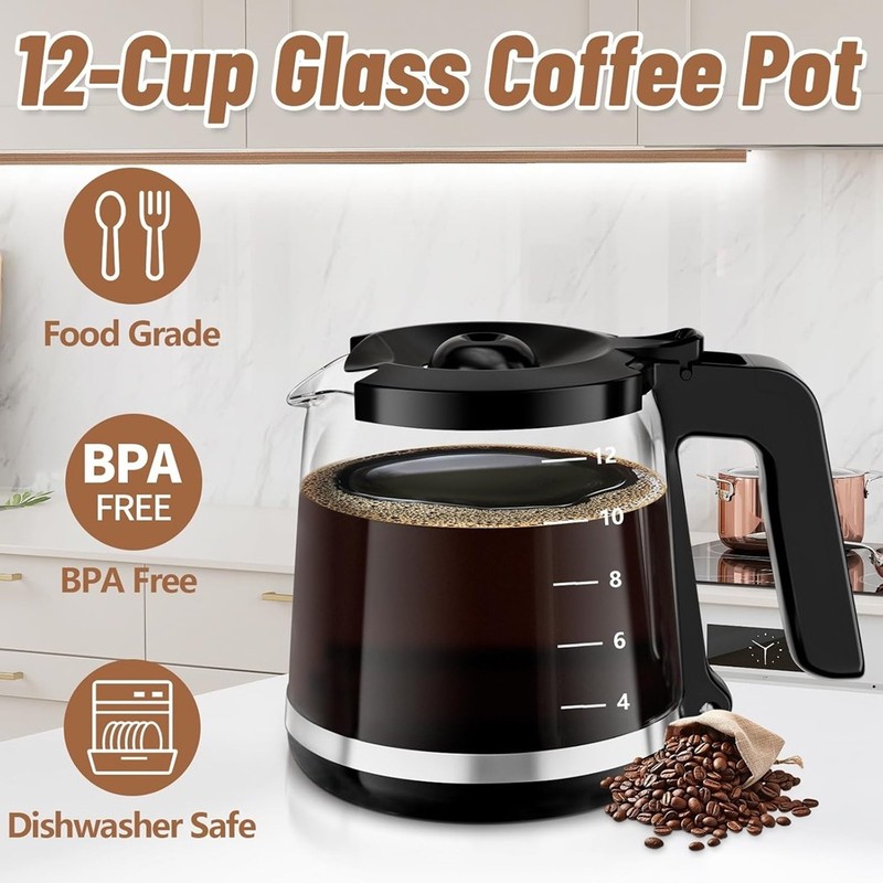 12 Cup Coffee Pot Replacement for Maker , PC, SC, BVMC-RF300,8168 gallery