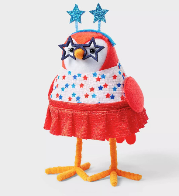 Target Sun Squad Bird ~ STARLA ~ Summer 2024 July 4th Featherly Friends ~ NEW