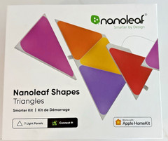 Nanoleaf Shapes-Triangles Smarter Kit #NL47-7003TW-7PK, New Open Box