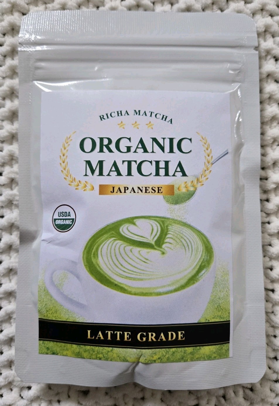 RICHA MATCHA Organic Matcha Latte Grade - 2.1 oz - Japan - 06/30/2026 gallery