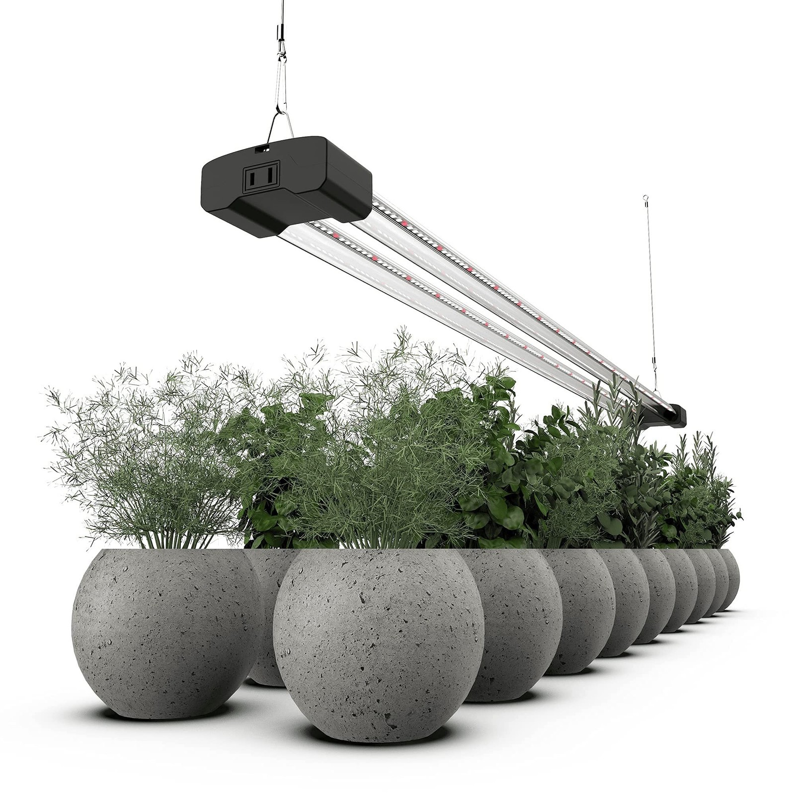 DYMOND BoostGro LED Grow Light Full Spectrum 5000K Daylight + 660nm Red Linka... gallery