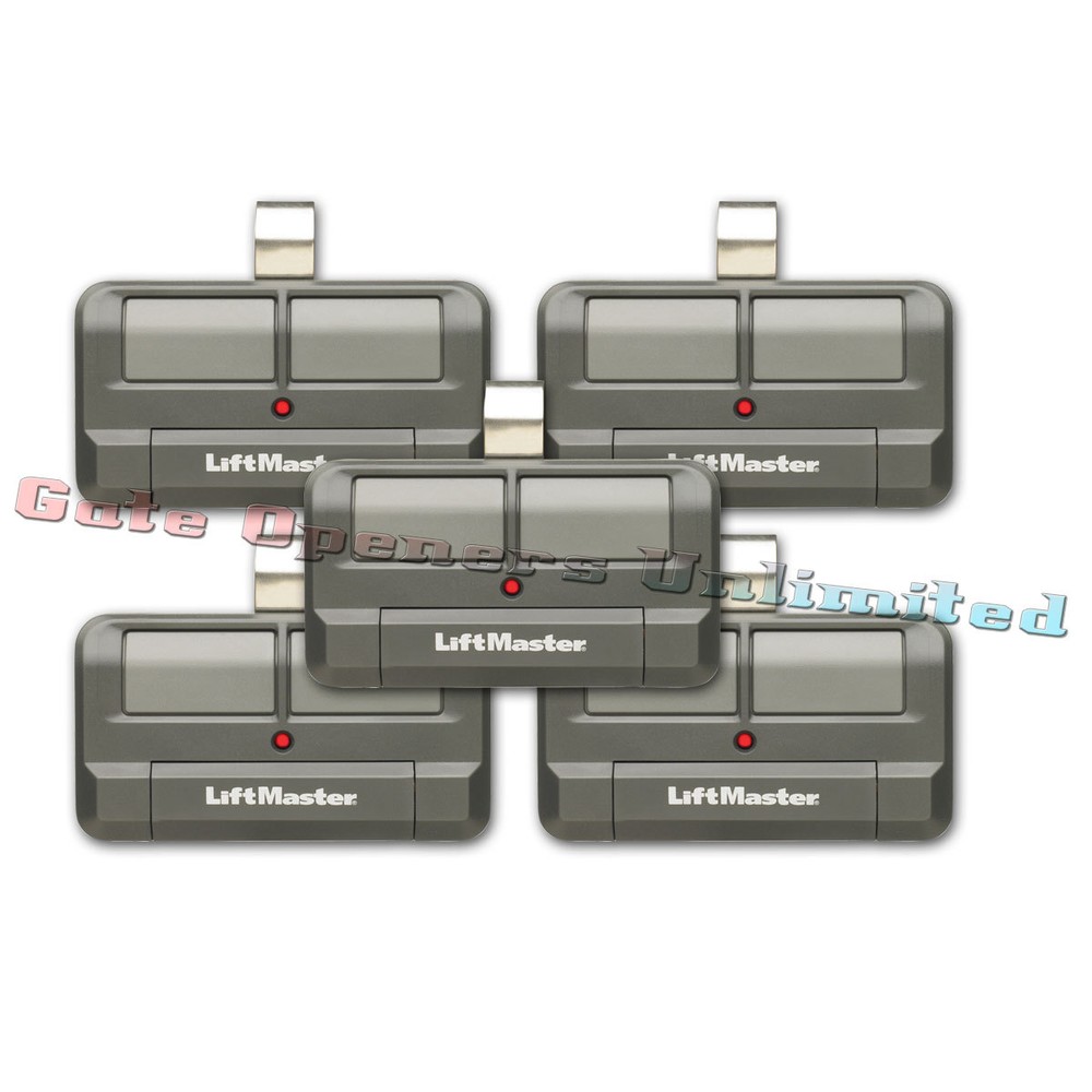 Liftmaster 892LT Remote Control 5-Pack 372LM 972LM Garage Door Opener Clicker