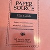 Paper Source Flat Cards Pink 25 Pack 5.5 x 8.5 in & 5 x 7 in Stationery gallery