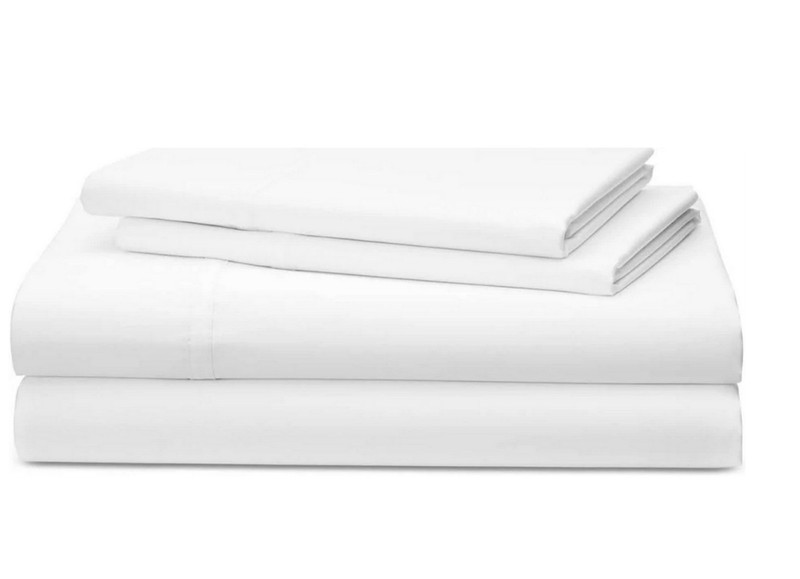 Ralph Lauren Spencer Solid Pima Sateen Cotton Queen Sheet 4 Psc. Set White $170 gallery