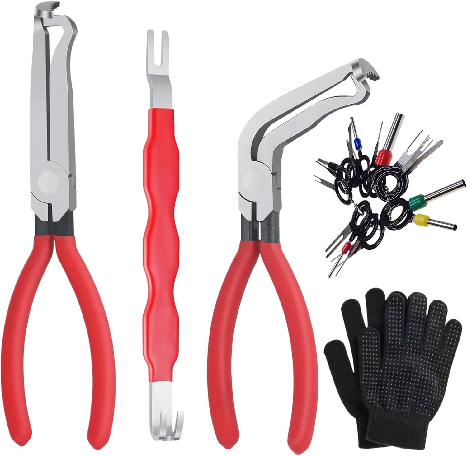 Electrical Disconnect Pliers Connector Separator Terminal Plug Removal Tool Kit gallery