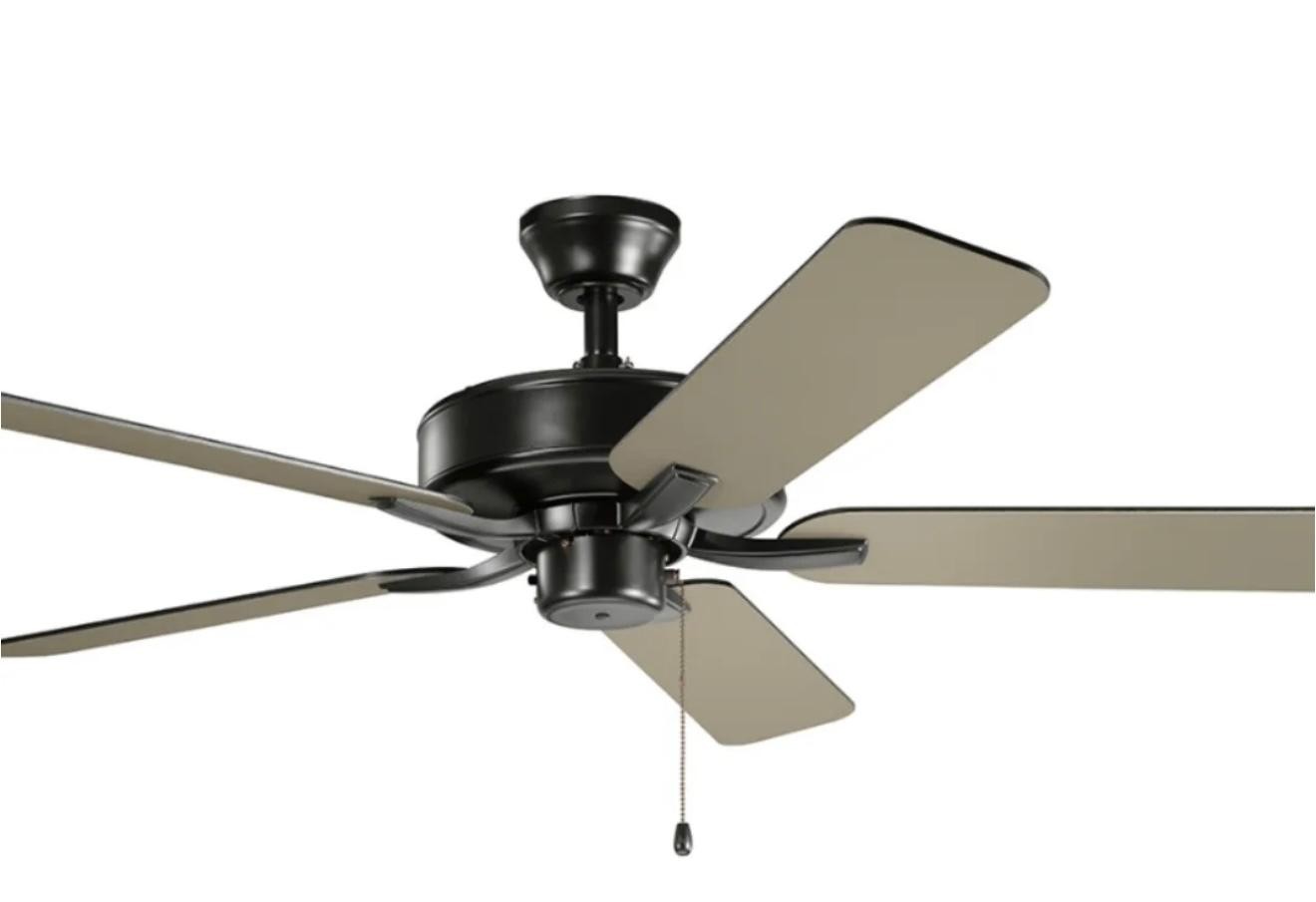 Kichler 52 Inch Basics Pro Fan, Black gallery