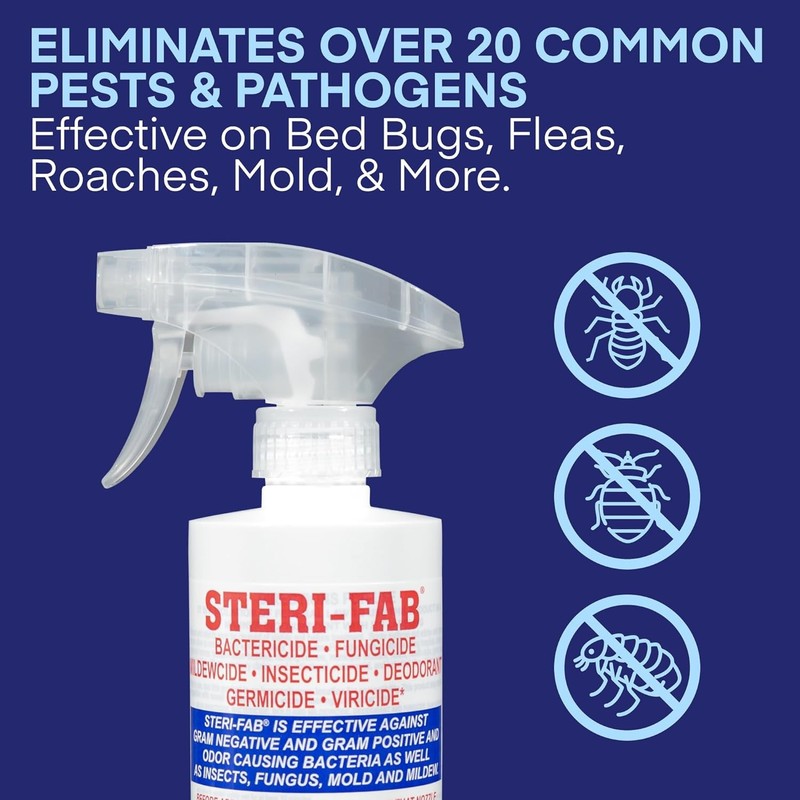 16 oz Steri-fab Bed Bug Pest Control Insecticide Deodorizer, Fungicide etc gallery