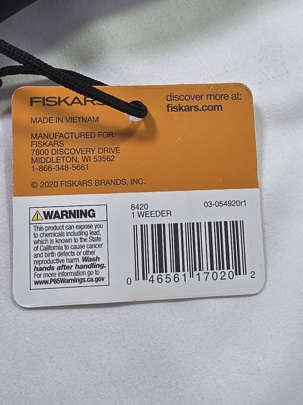 Fiskars Hand Weeder Garden Tool Full Lifetime Warranty New w Tag gallery