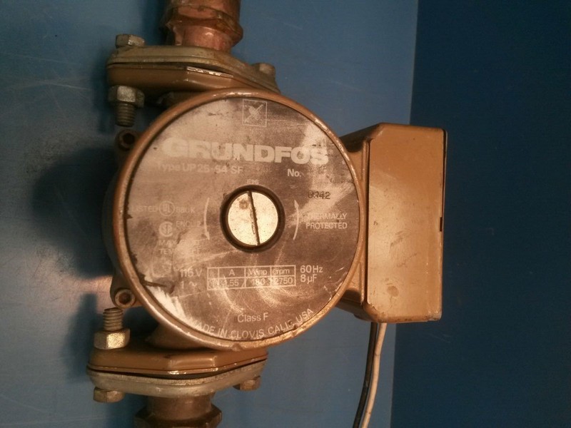 GRUNDFOS non submersible Circulation Pump UP25-54SF 115V 60Hz 1Ph Used gallery
