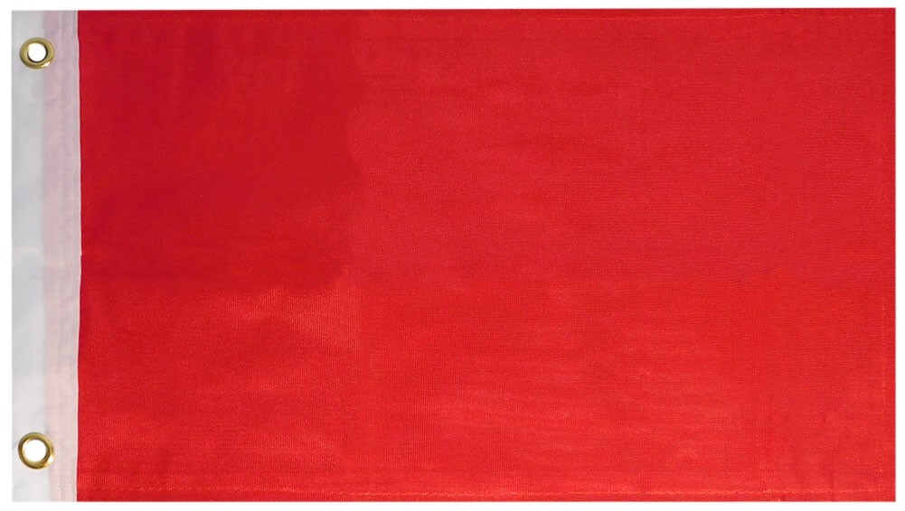 12x18 Red Plain Solid Color Double Sided Rough Tex Knit Nylon 12"x18" Flag Grmts gallery