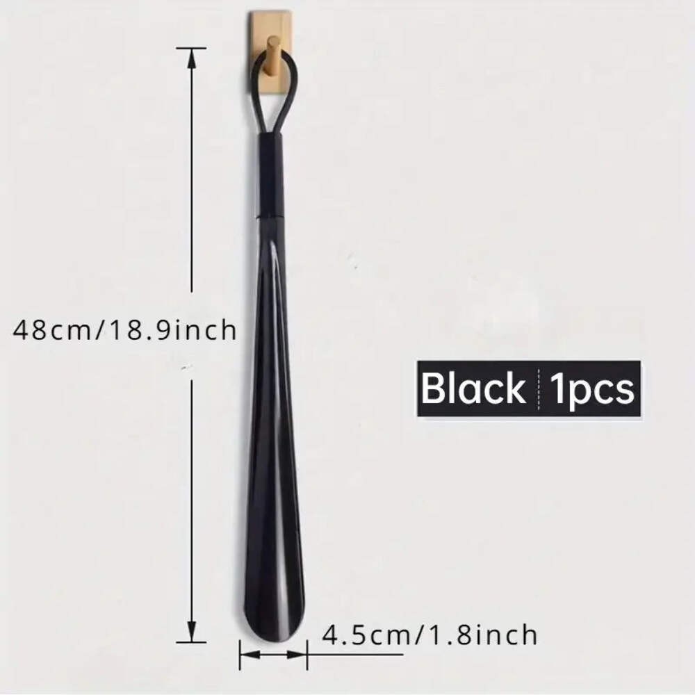 1pc Extra long flexible plastic shoe horns do not require bending durable shoe s gallery