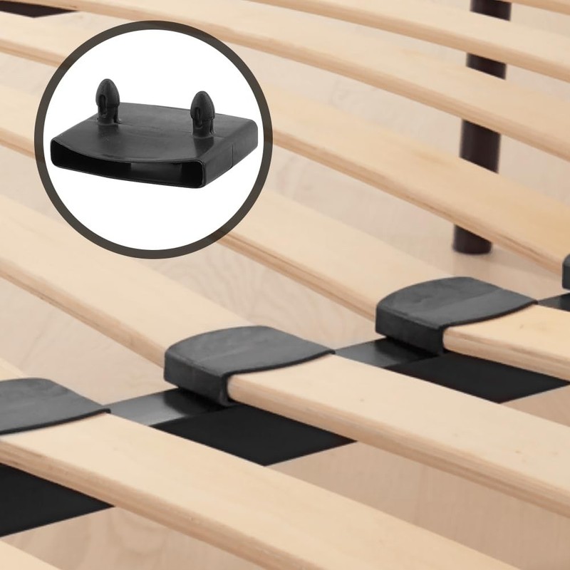 Plastic Replacement Bed Slat Caps Holders for Holding and Securing Wooden Base gallery