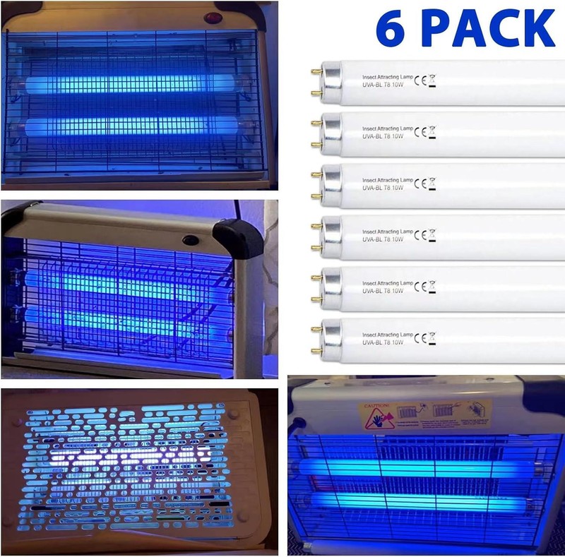 6 Pack T8F10W BL 10W Replacement Bulbs T8 10 Watts Fluorescent Tube for 20W 13 gallery