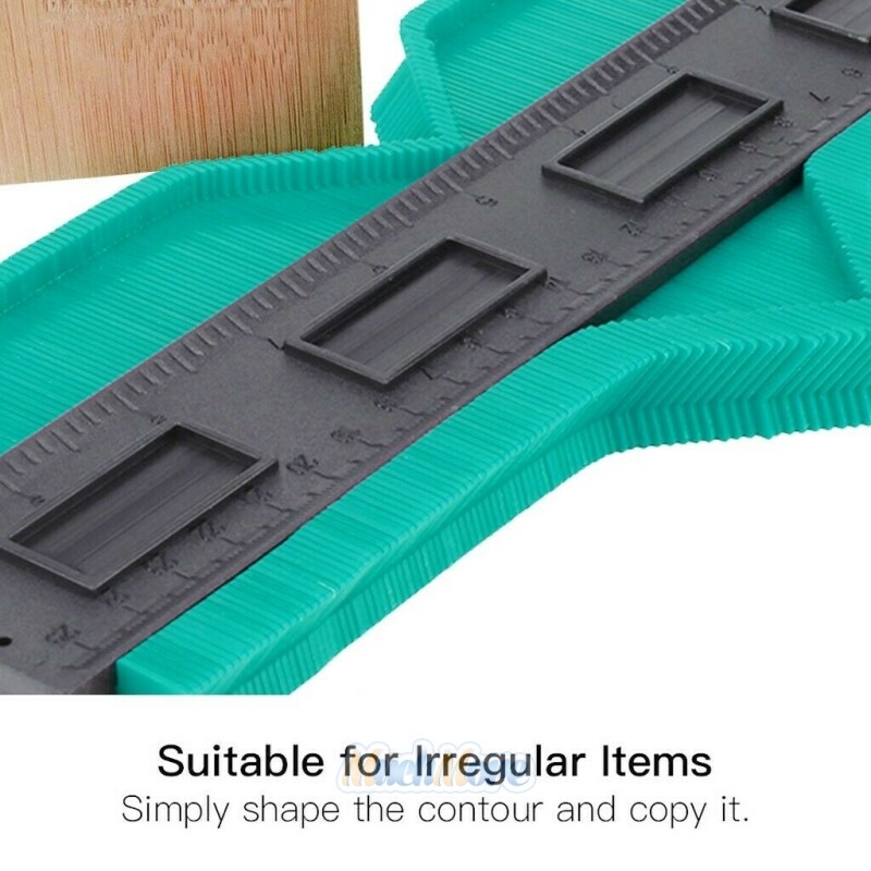 10" Contour Gauge Irregular Shape Duplicator Plastic Profile Gauge Measure Tools gallery