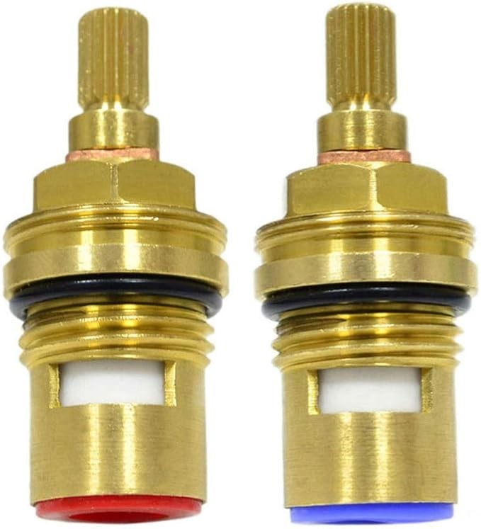 Replacement Brass Ceramic Disc Stem Cartridge Faucet Valve Quarter Turn gallery