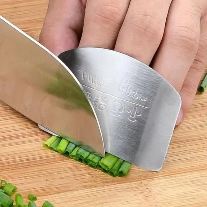 Stainless Steel Finger Protector Vegetable Cutting Finger Guards and Hand Guards gallery