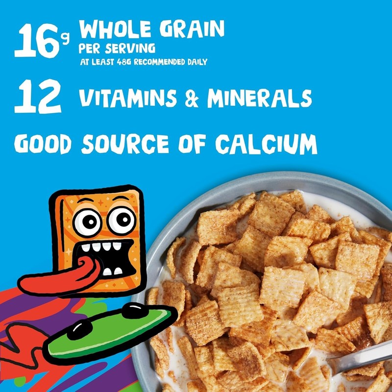 Crispy Cinnamon Cereal - 12oz Whole Grain Breakfast Delight for Kids & Adults gallery