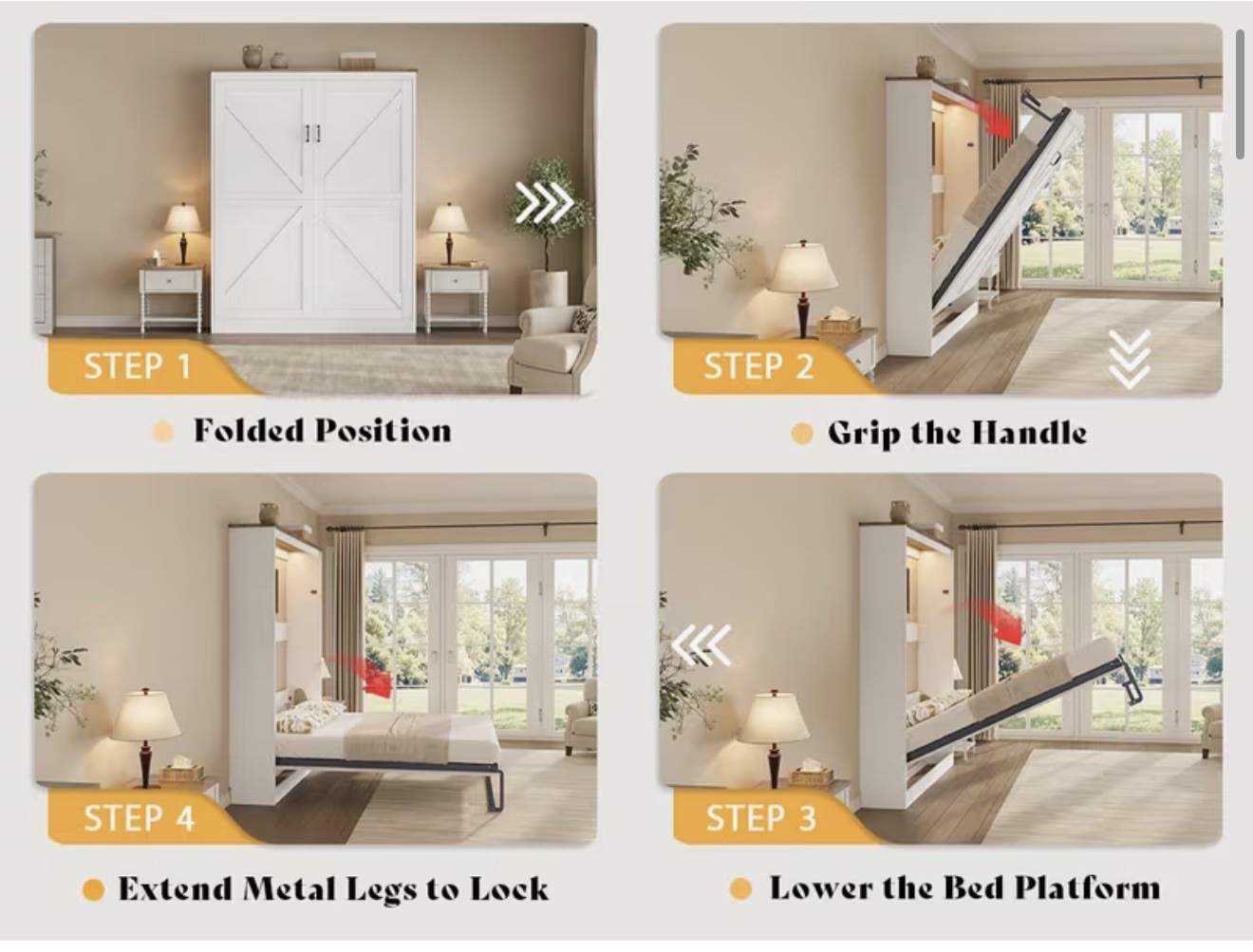 Murphy Bed with LEF Light gallery