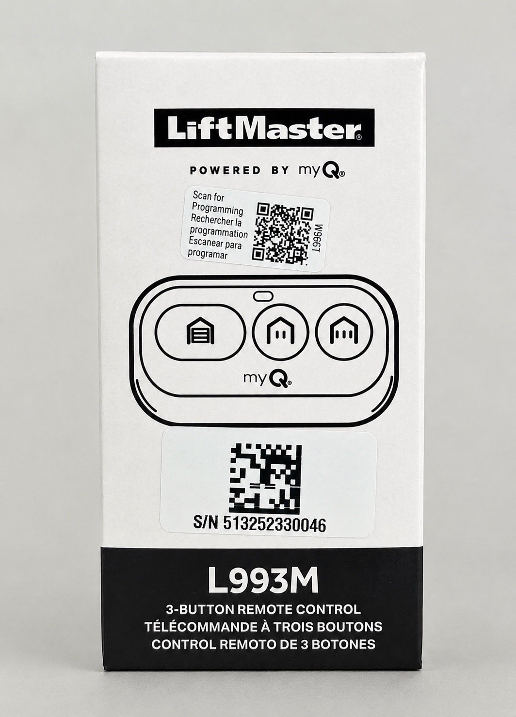New OEM LiftMaster L993M 3-Button myQ Garage Door Remote Control gallery
