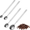4Pcs Long Handle Measuring Spoons Set, 7 Inches Stainless Steel Measuring... gallery