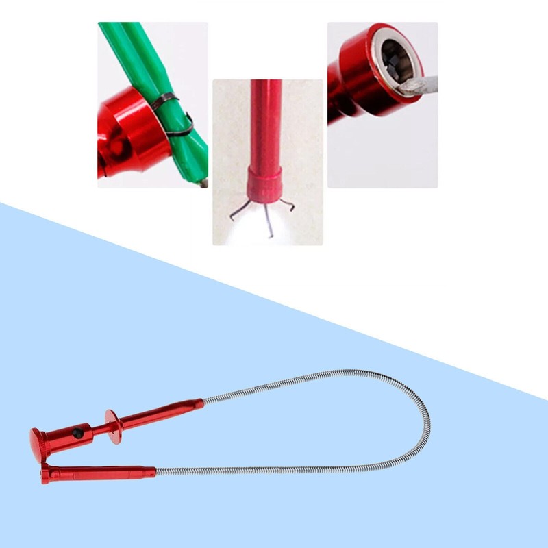 LED Magnetic Flexible Mechanic Claw 24" Pick-Up Tool Spring Loaded Parts Grabbyl gallery