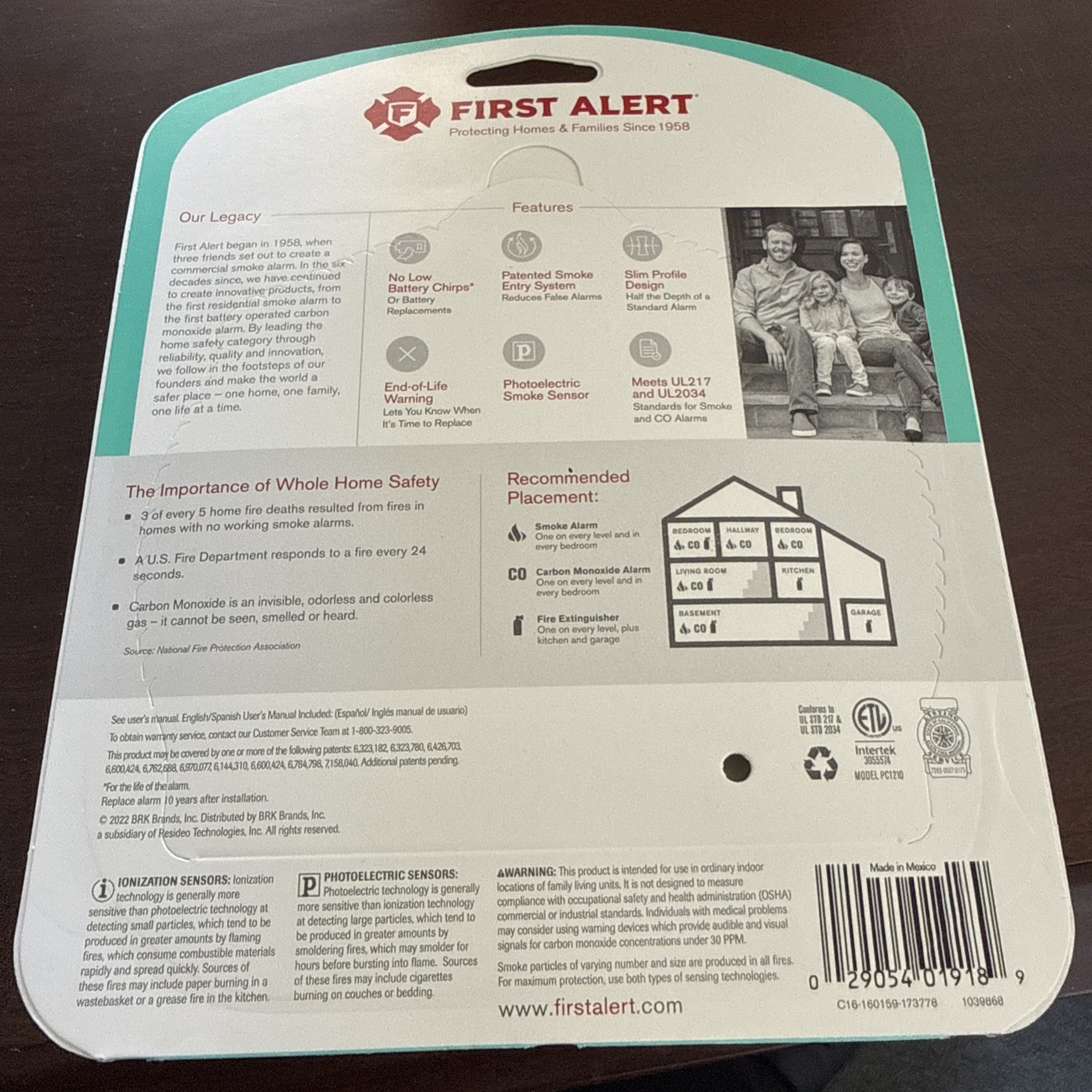 First Alert Smoke & Carbon Monoxide Alarm 10 Year Battery 1039868 gallery