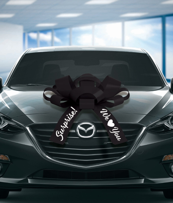Extra Large Car Bow | Vinyl, Magnetic Back, No Scratch | Huge Car Bow | BIG BOW! gallery